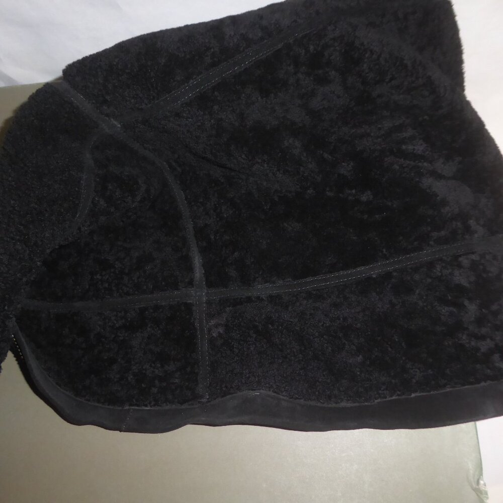 SOLD UGG Fiorentina Made In Italy Suede Thigh High Cuffable Wedge Heel Boots NIB - Picture 7 of 16